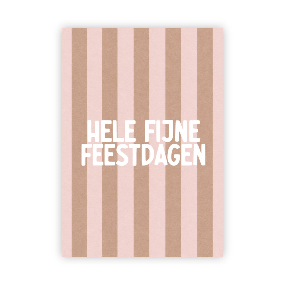 Kerstkaart | Hele fijne feestdagen