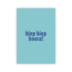 Wenskaart | Hiep hiep hoera