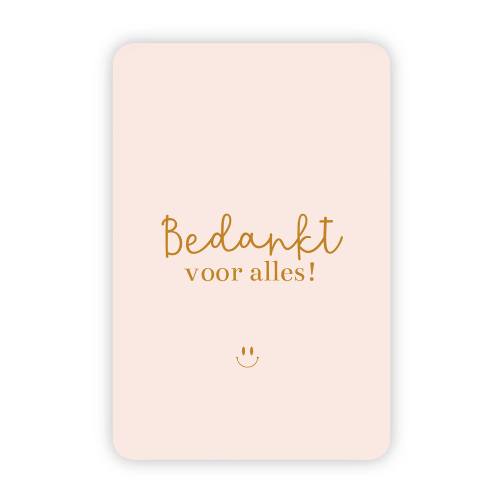 Wenskaarten | Set van 20 met goudfolie