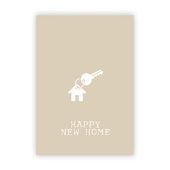 Dubbele wenskaart | Happy new home