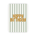 Wenskaart | Happy birthday goudfolie