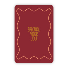 Wenskaart | Speciaal voor jou goudfolie