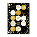 Stickervel | Kerst goudfolie