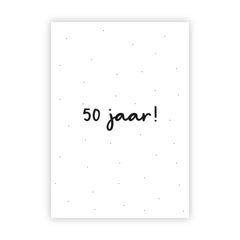 Wenskaart | 50 jaar