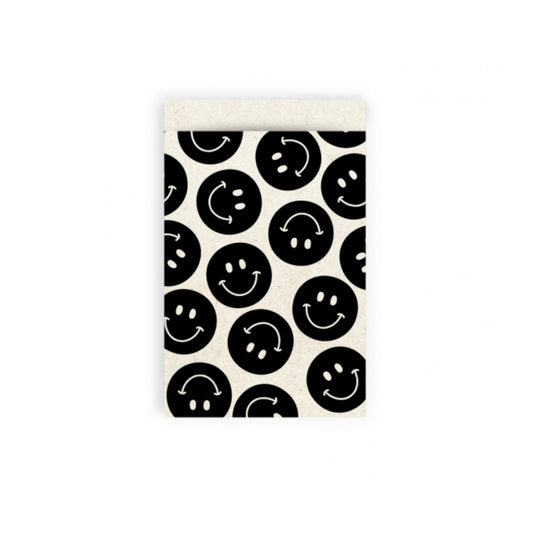 Cadeauzakjes | Smileys zwart 5 stuks