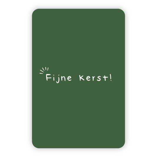 Kerstkaart | Fijne kerst