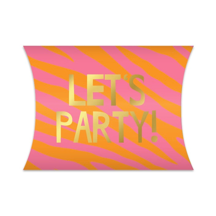 Gondeldoosje | Let’s party goudfolie
