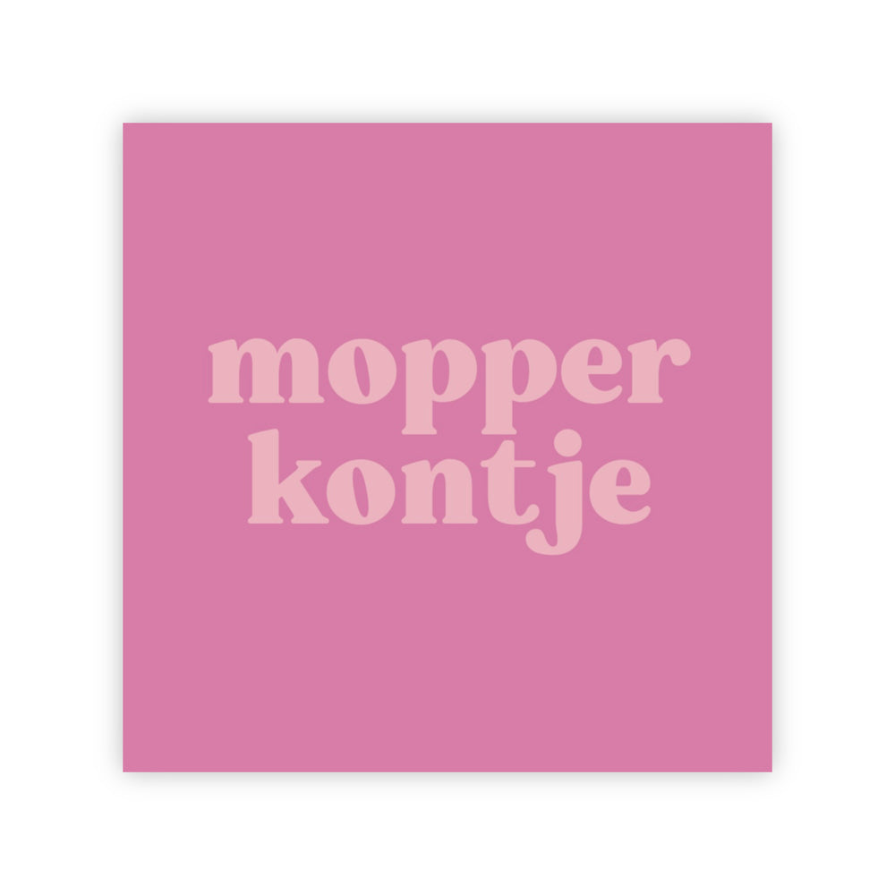Forex tegeltje | Mopperkontje