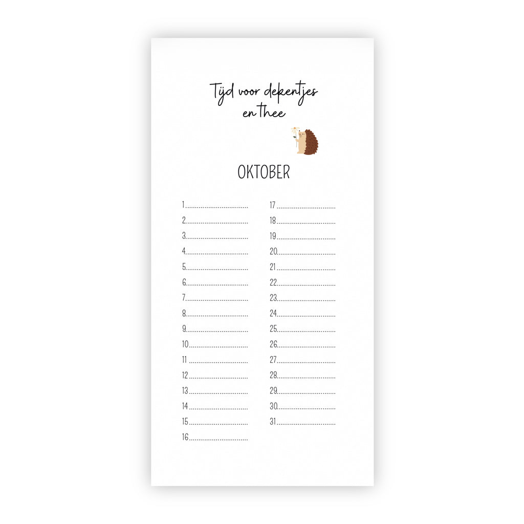 Verjaardagskalender | Taart, slingers en een lach