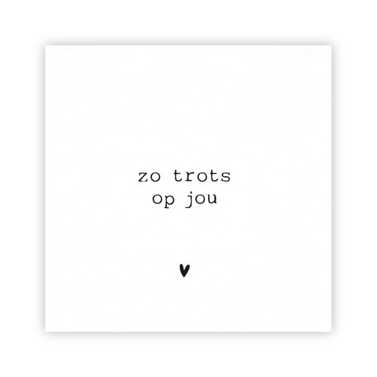 Forex tegeltje | Zo trots op jou