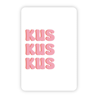 Wenskaart | Kus kus kus