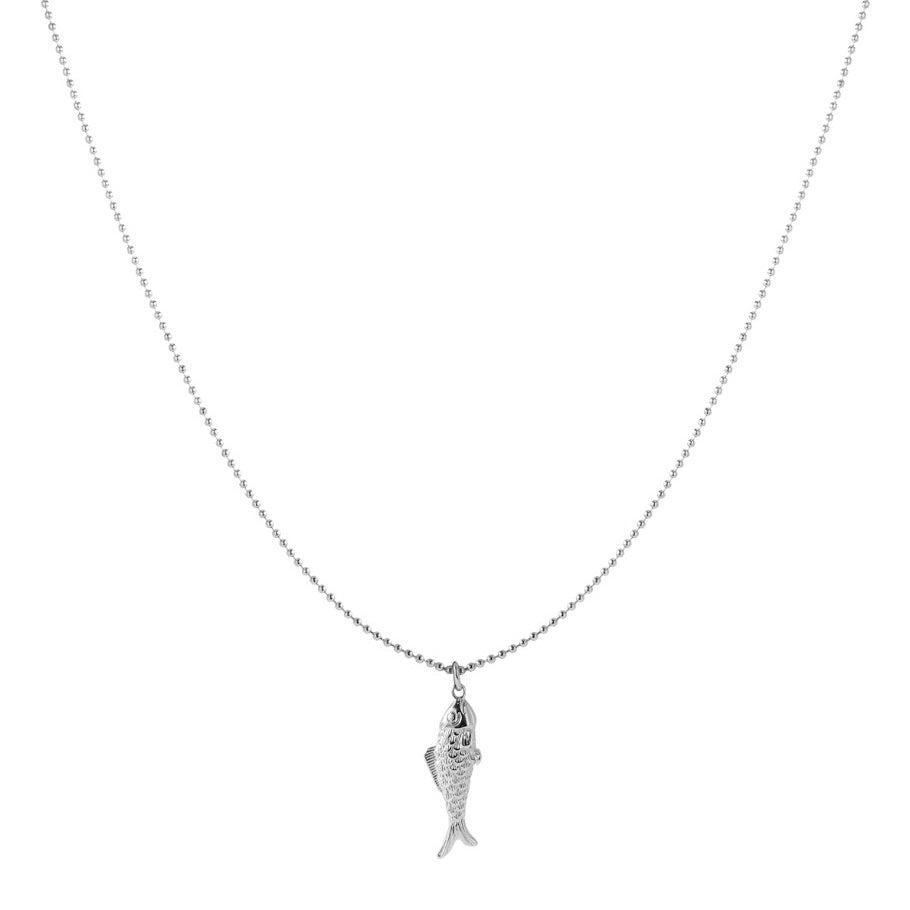 Ketting | Nora zilver | Lange ketting