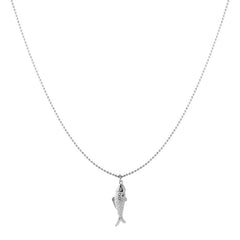 Ketting | Nora zilver | Lange ketting