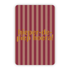 Wenskaart | Hieper-de-piep hoera