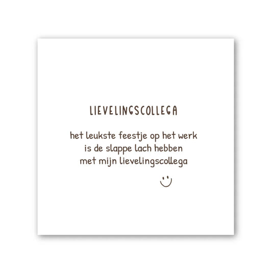 Forex tegeltje | Lievelingscollega