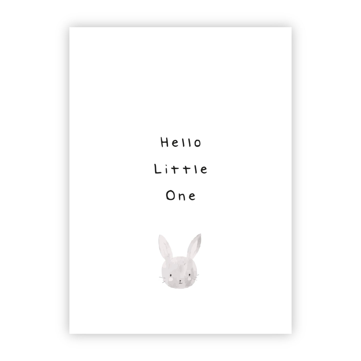 Wenskaart | Hello little one