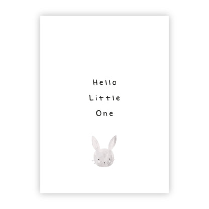 Wenskaart | Hello little one
