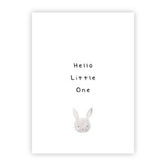 Wenskaart | Hello little one