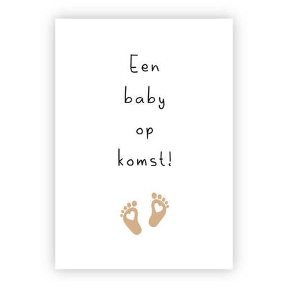 Wenskaart | Een baby op komst