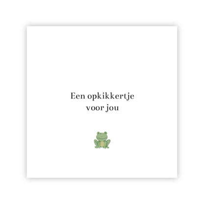 Dubbele wenskaart | Een opkikkertje voor jou