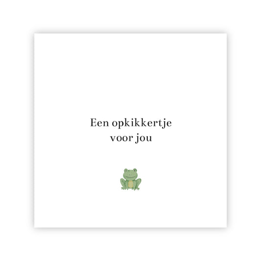 Dubbele wenskaart | Een opkikkertje voor jou