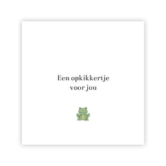 Dubbele wenskaart | Een opkikkertje voor jou