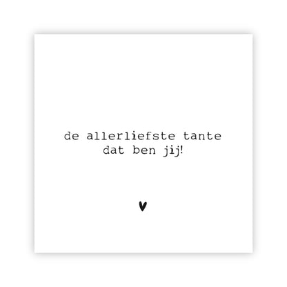 Forex tegeltje | De allerliefste tante