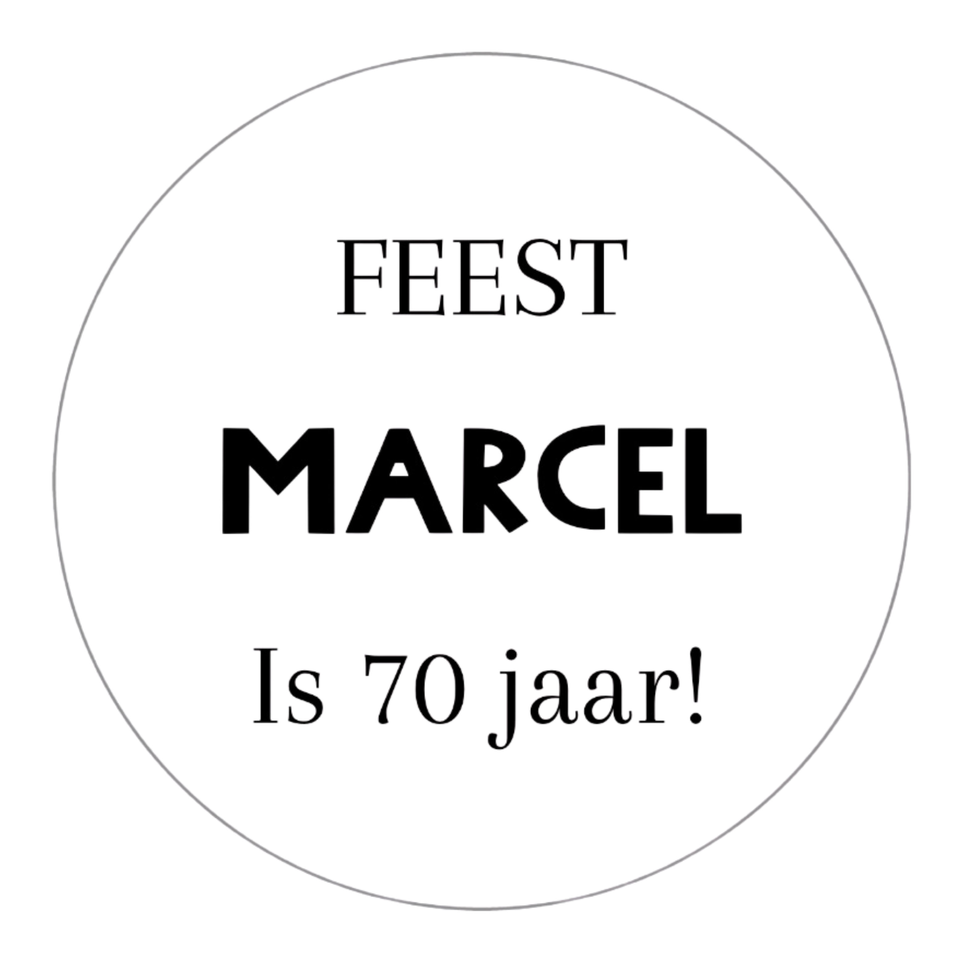 Gepersonaliseerde stickers | Feest + naam + leeftijd + jaar! 10 stuks