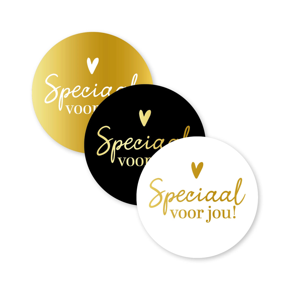 Cadeaustickers | Speciaal voor jou 10 stuks goudfolie