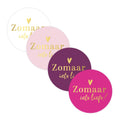 Cadeaustickers | Zomaar iets liefs 10 stuks goudfolie