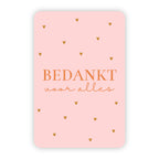 Wenskaarten | Set van 20 met goudfolie