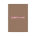 Wenskaart | Gefeliciteerd