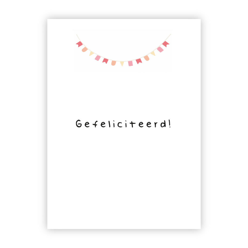 Wenskaart | Gefeliciteerd!