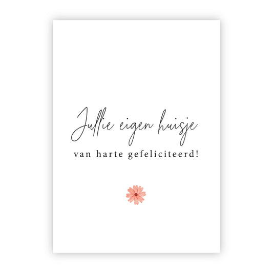 Wenskaart | Jullie eigen huisje