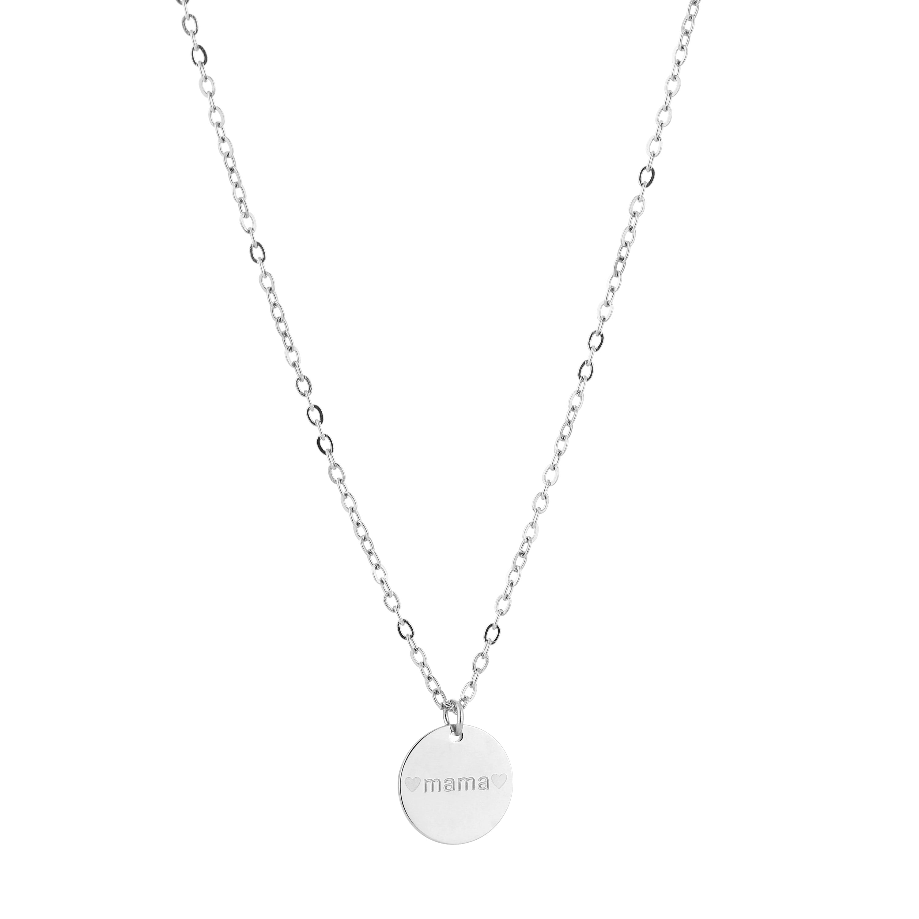 Ketting | Mama zilver