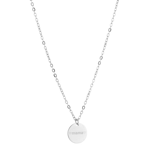 Ketting | Mama zilver