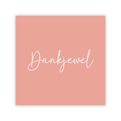 Dubbele wenskaart | Dankjewel