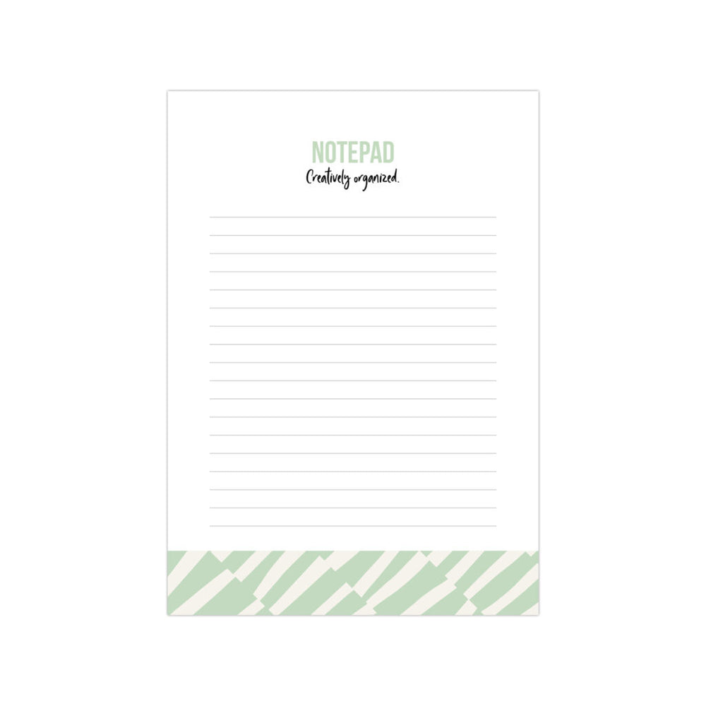 Notitieblok | Bold lines mint
