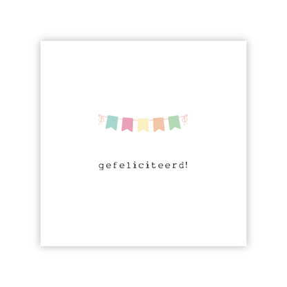 Wenskaart | Gefeliciteerd