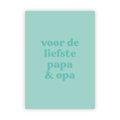 Wenskaart | Voor de liefste papa & opa