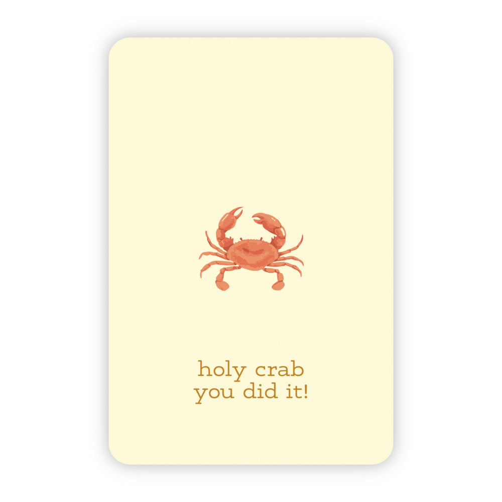 Wenskaart | Holy crab you did it