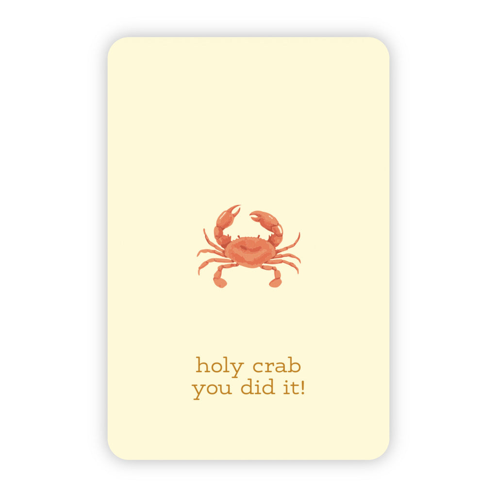 Wenskaart | Holy crab you did it