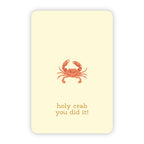 Wenskaart | Holy crab you did it