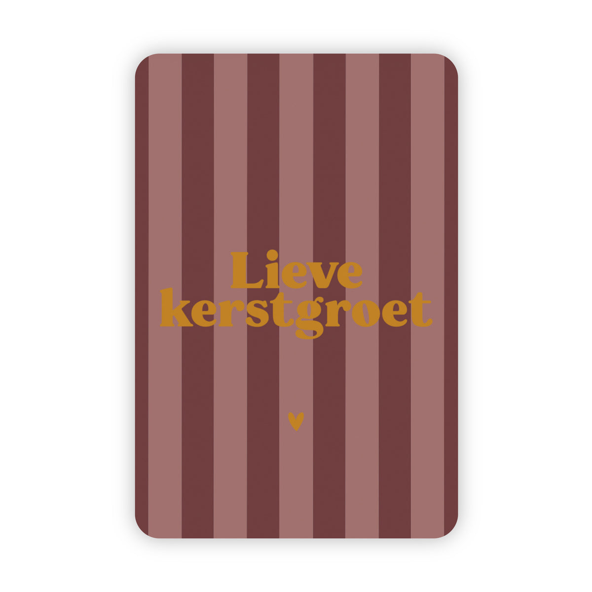 Kerstkaarten | Set van 20 met goudfolie