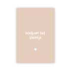 Wenskaart | Welkom lief kleintje