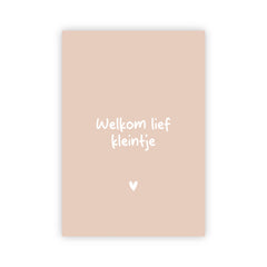 Wenskaart | Welkom lief kleintje