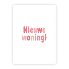 Wenskaart | Nieuwe woning!
