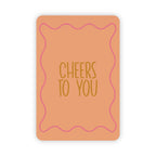 Wenskaarten | Set van 10 met goudfolie