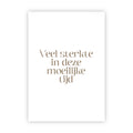 Dubbele wenskaart | Veel sterkte in deze moeilijke tijd