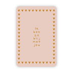 Wenskaarten | Set van 20 met goudfolie